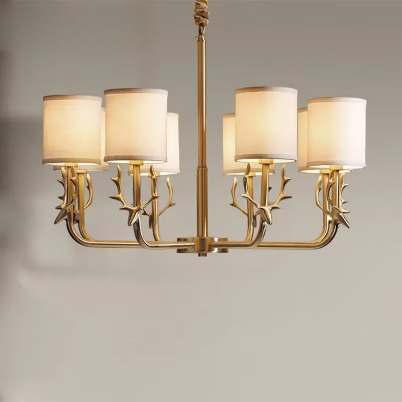 Interior Design Living Room And Kitchen - Lampu Gantung Tembaga untuk Ruang Tamu,