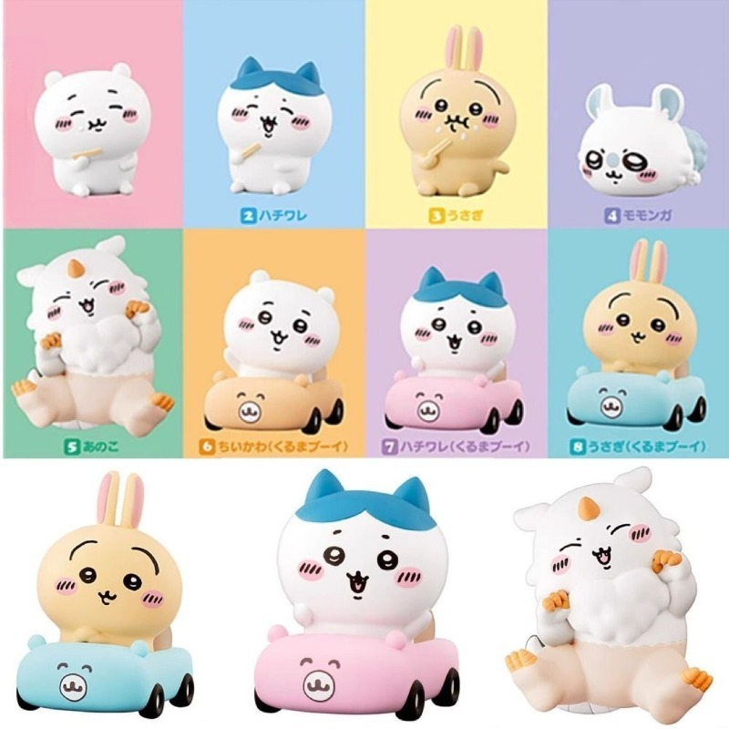 Interior Design Mockup - Figurines Trendy Hachiware Usagi Bergaya Kartun