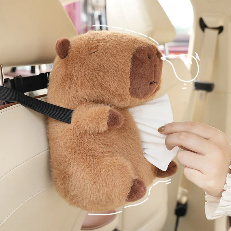Interior Design Mockup - 1 Buah Kotak Tisu Mobil untuk