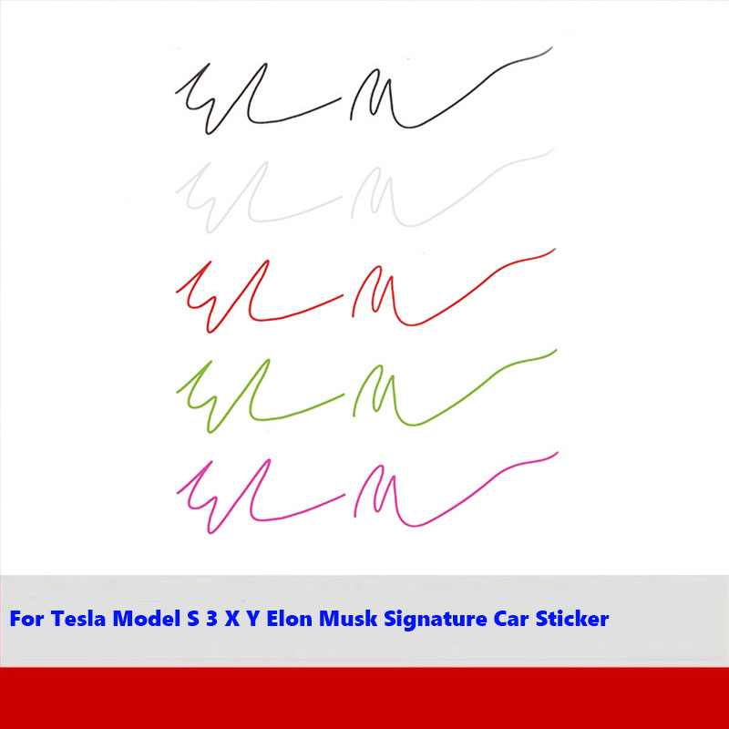 Interior Design Mockup - Stiker mobil untuk Tesla Model S