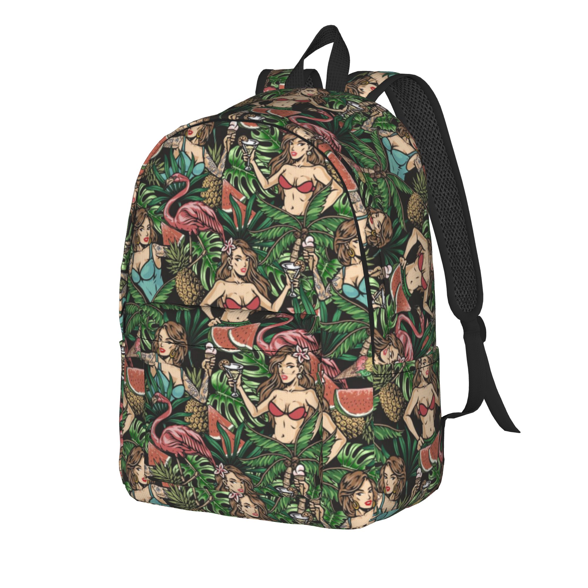 Ransel Gaya Pesta Hawaii Monok - Interior Design Monochrome ulasan dan harga