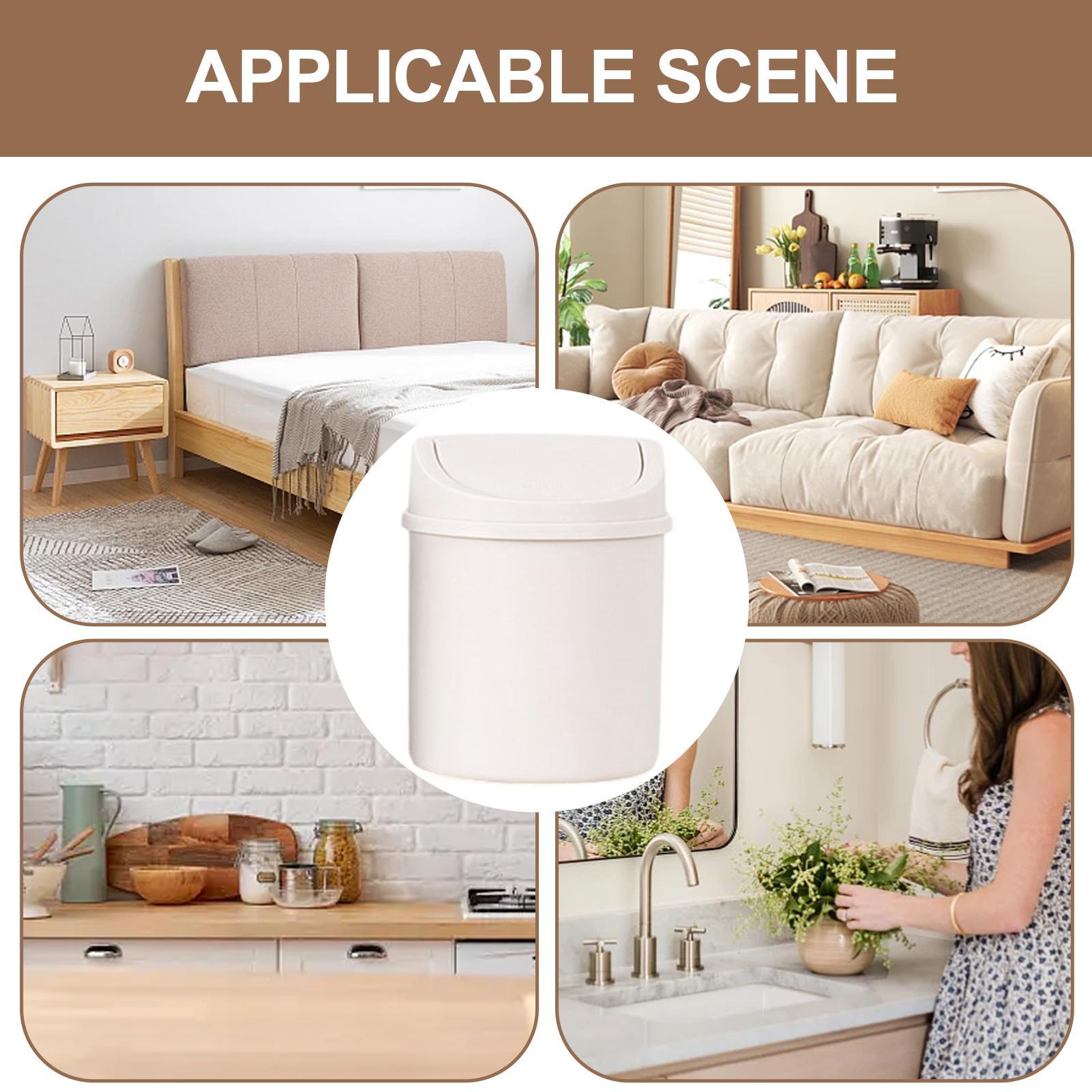 Tempat Sampah Mini Desktop Ker - Interior Design Office Space ulasan dan harga