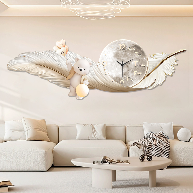 Jam Dinding Besar Mewah dengan - Interior Design Living Room And Kitchen ulasan dan harga