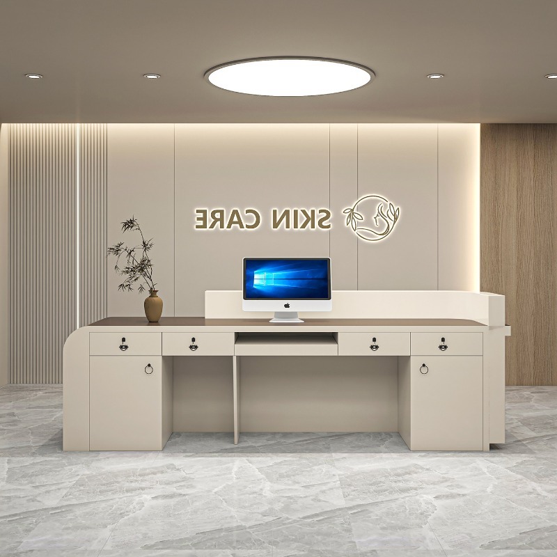 Meja Resepsionis Interior Besa - Interior Design Office Space ulasan dan harga