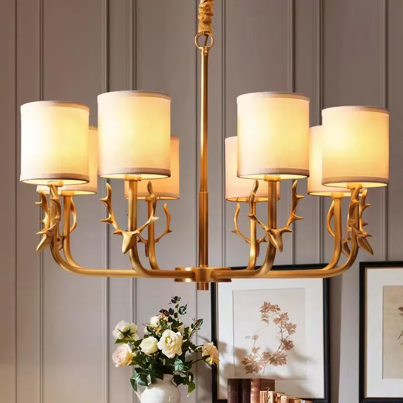 Lampu Gantung Tembaga untuk Ru - Interior Design Living Room And Kitchen ulasan dan harga