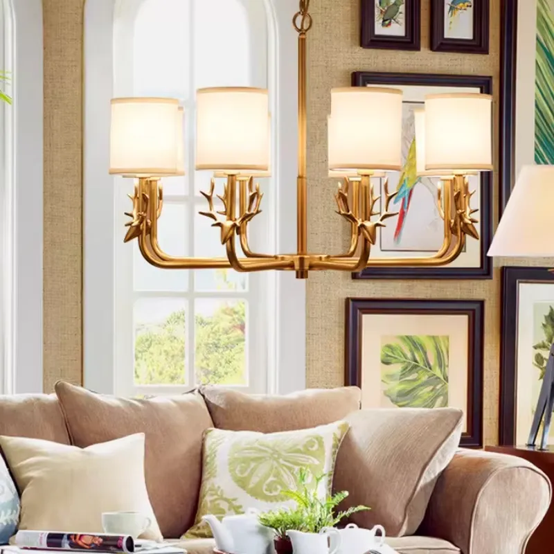 Lampu Gantung Tembaga untuk Ru - Interior Design Living Room And Kitchen ulasan dan harga