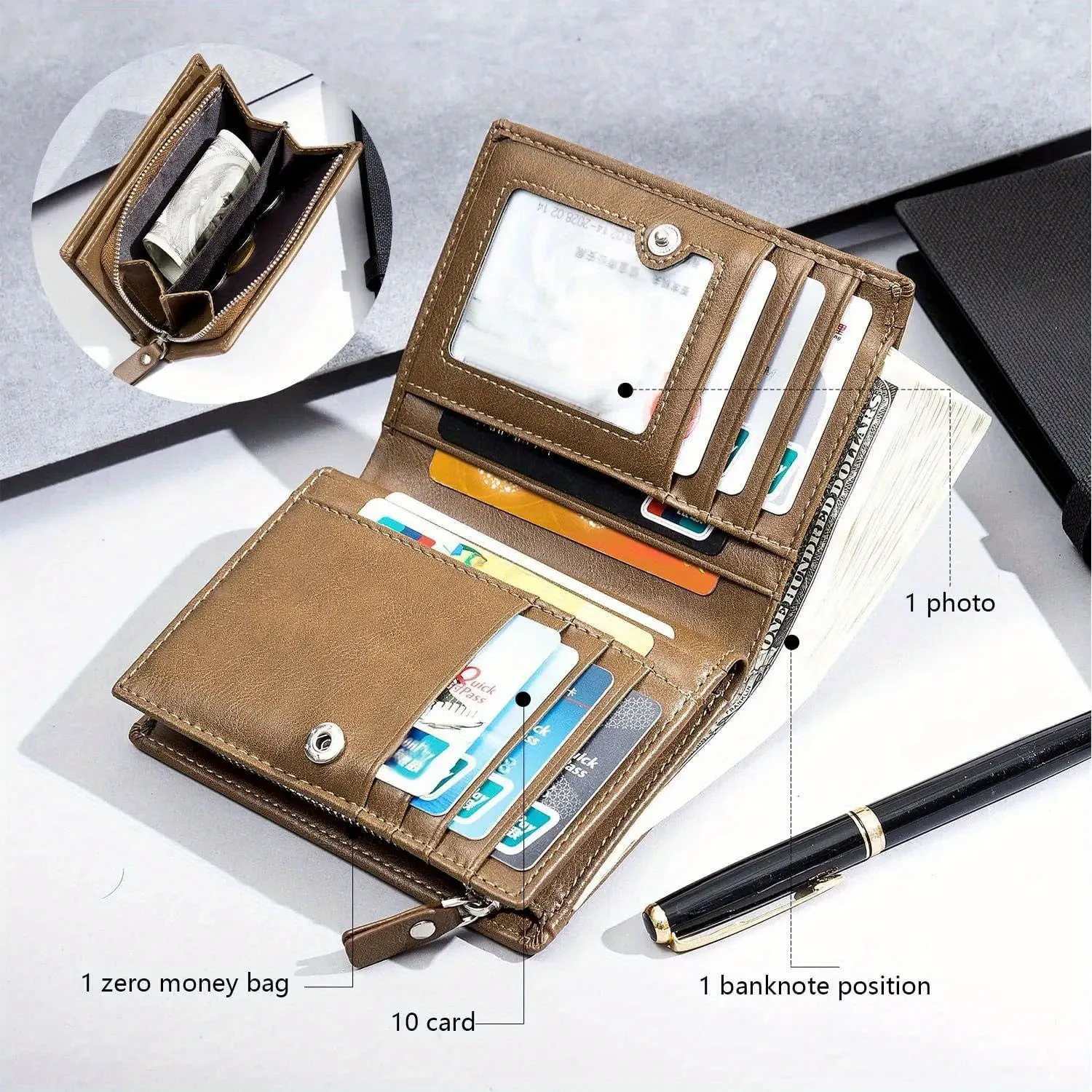 Dompet Kulit PU Personalisasi  - Interior Design Name Card ulasan dan harga
