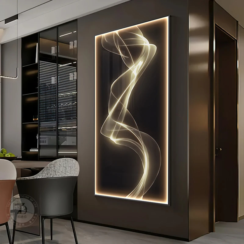 Lampu dinding desain garis Mod - Interior Design Living Room And Kitchen ulasan dan harga