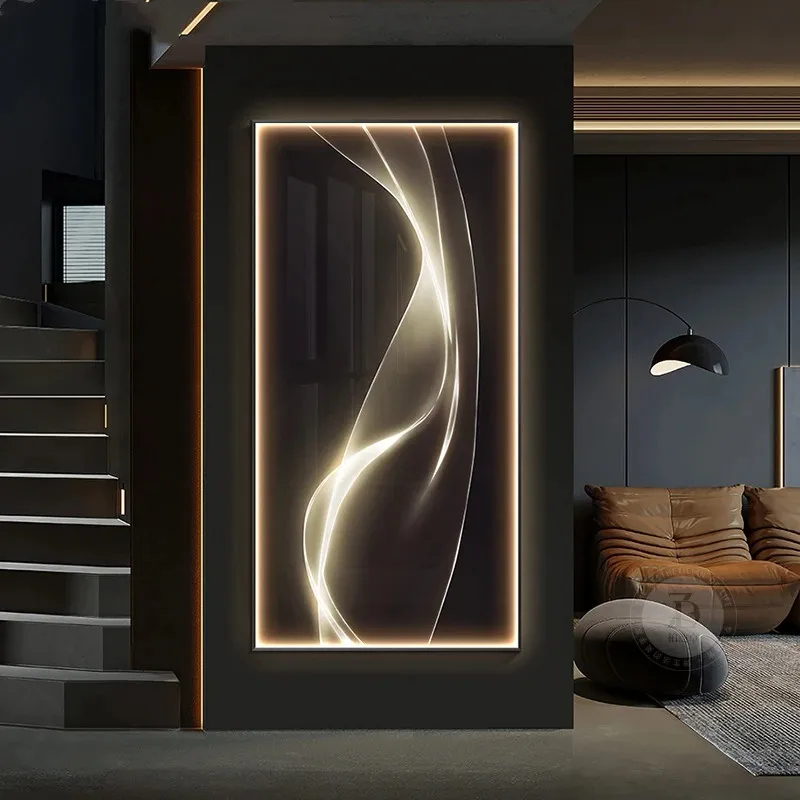 Lampu dinding desain garis Mod - Interior Design Living Room And Kitchen ulasan dan harga