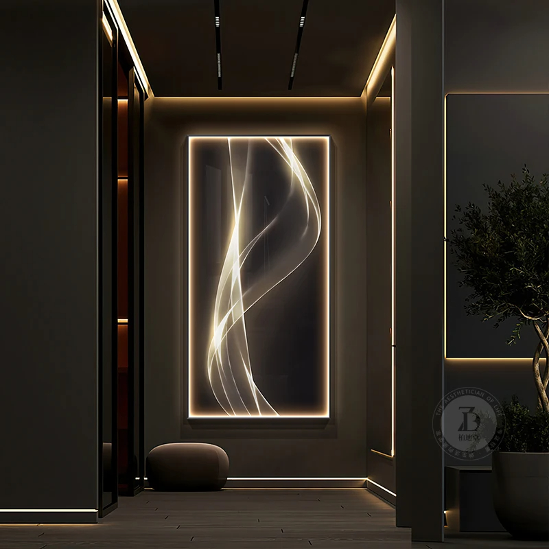 Lampu dinding desain garis Mod - Interior Design Living Room And Kitchen ulasan dan harga