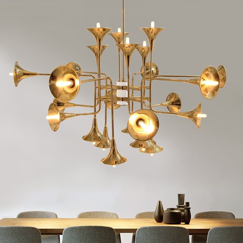 Lampu Gantung Terompet Nordik  - Interior Design Living Room And Kitchen ulasan dan harga