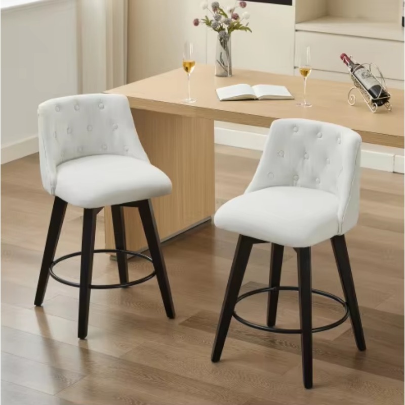Kursi bar kain bergaya modern  - Interior Design Living Room And Kitchen ulasan dan harga