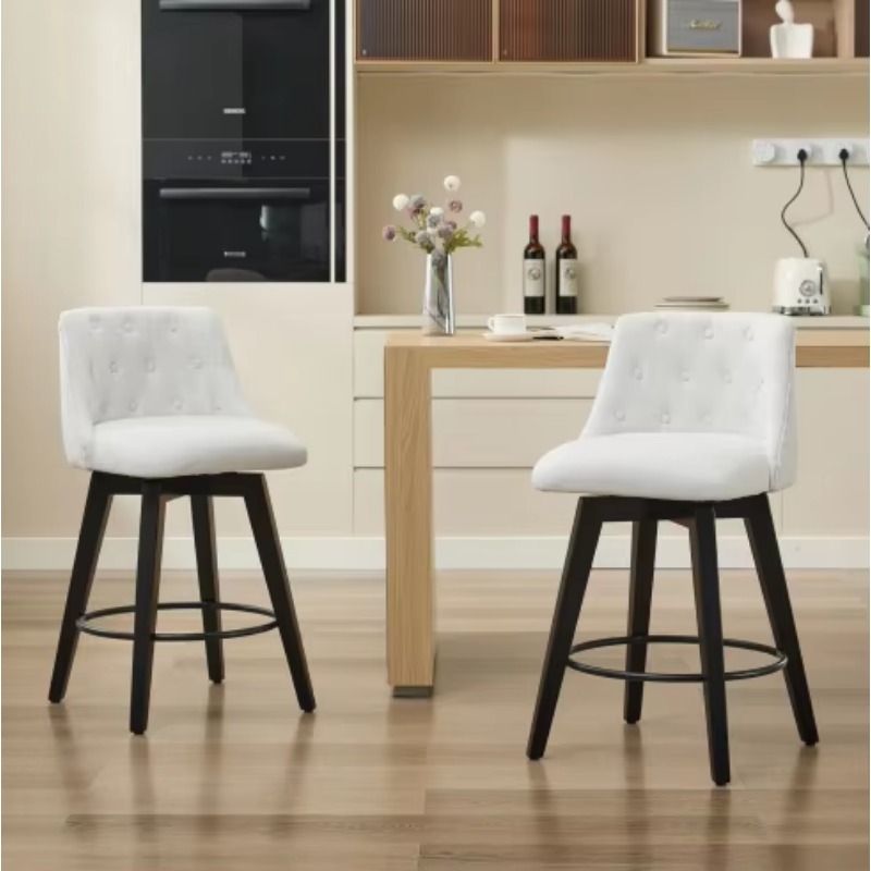 Kursi bar kain bergaya modern  - Interior Design Living Room And Kitchen ulasan dan harga